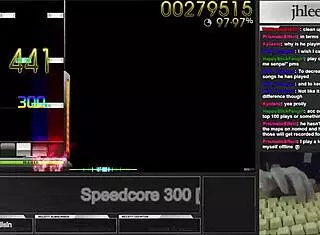 korean osu mania fan jhlee0133 fingers to speedcore frenzy