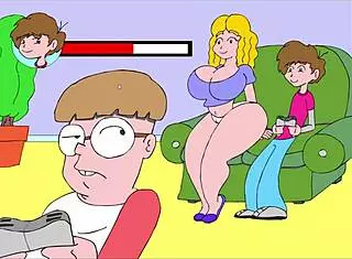 cozy lounge session on the comic sofa.