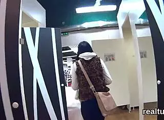 Adorable Czech Nympho Seduced and Pounded in Mall POV