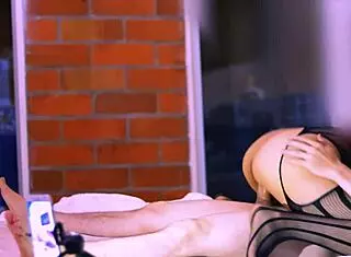 Shy petite Indian college girl orgasms with roommate