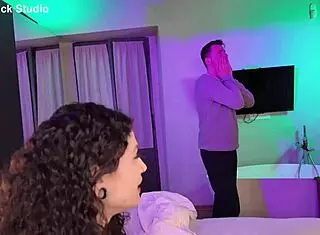 POV stepdad films my hot handjob session