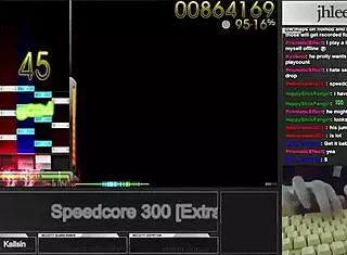 korean osu mania fan jhlee0133 fingers to speedcore frenzy