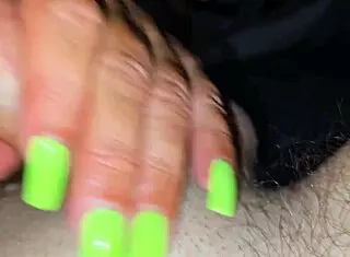 stepmom giggles as stepson unloads cum inside her and on bare soles in taboo homemade tan lines tease