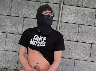 i drop pants for risky public forest handjob quickie