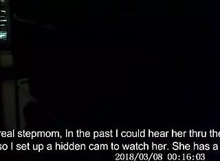 stepmom's secret dildo playtime gets caught on cam 😈💦 solo orgasm vibes