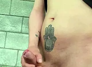 i drop pants for risky public forest handjob quickie