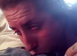 mad slut deepthroats stranger's cock on public bus ride