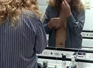 stepmom fingers herself watching me get rock hard