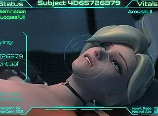 mercy cums endlessly pregnant by dominant ai!