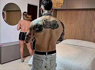 latina wife delivers wet sloppy blowjob before wild position sex