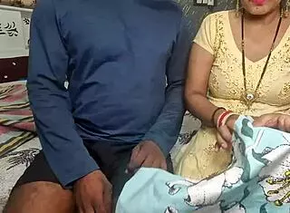 horny indian stepmom gets fucked missionary cowgirl creampie dirty talk