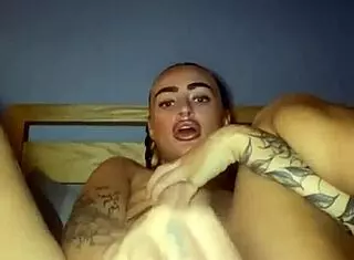 i finger my goth ass and tits till i cum hard