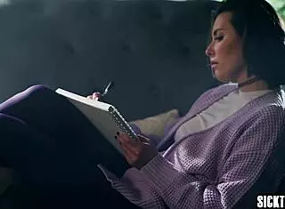 i'm fuckin' kira noir's big ebony ass while casey calvert straps on hard wait no casey gets it