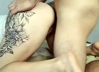 she begs to fuck her half sister's tight ass hard after rimming it wildly