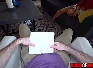 hey step sis bends over for step bro's cock after ex dumps her