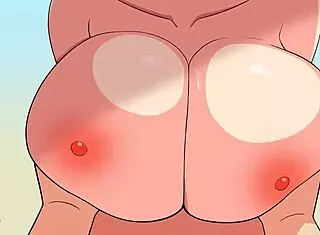 uzaki hana's big tits tease during hot beach pounding