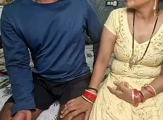 horny indian stepmom gets fucked missionary cowgirl creampie dirty talk