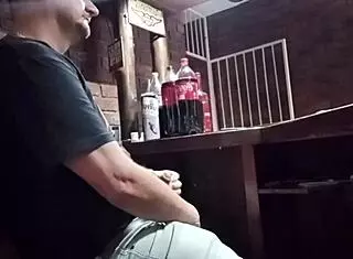 Jerking off watching friend pound his slut wife hard!