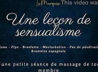 French Girlfriend's Intense Solo Handjob Praises Huge Tits Sensually with Gentle Strokes