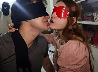 her wet tongue kisses drip saliva she craves from taboo colombian girlfriend play