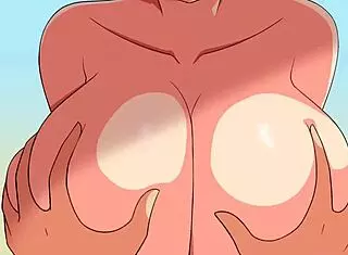 uzaki hana's big tits tease during hot beach pounding