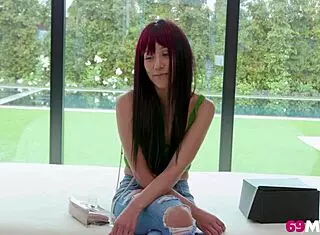 gorgeous asian milf hailey nyxx craves pov facial cumshot thrill