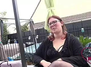 gwen the chubby french slut devours in lingerie threesome