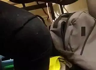 friend trashes sneakers in playful destruction fun