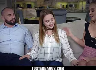 Frustrated Teen Daughter Offers Daddy Roleplay Threesome Make-Up Sex