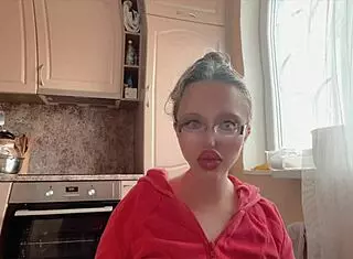 huge kinky glasses fetish long nails tease