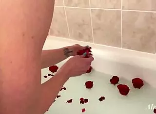 solo valentine bath fisting anal squirt explosion