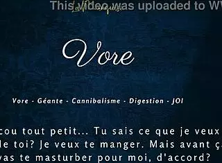 giantess french joi makes you cum huge!