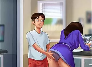 i pumped my load deep inside stepmom's shaved pussy