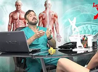 patient begs doctor for hard office fuck in lingerie