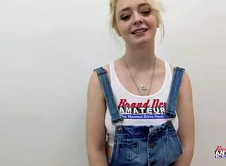 blonde coed annie archer deepthroats cumshot pussy pound