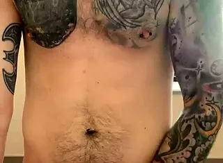 in the public bathroom outdoors an amateur strokes hard until explosive orgasm hits him fully