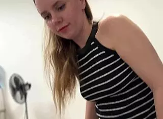 stepmom catches stepson sniffing PANTIES then rides him for creampie homemade