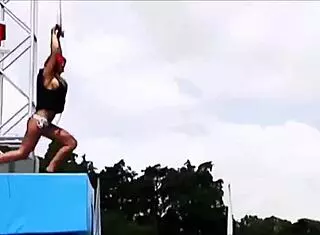 Danish Bikini Girls Slip in Sexy Wipeout