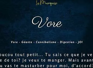 giantess french joi makes you cum huge!