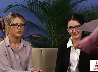 BRITISH DOMME HUMILIATES SUB IN PANTYHOSE CFNM JOI