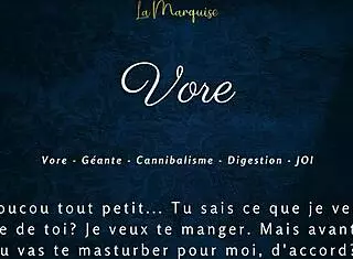 giantess french joi makes you cum huge!