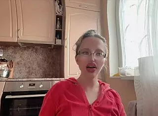 huge kinky glasses fetish long nails tease