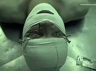 Mistress April, punish this patient's cock with your medical torment now!