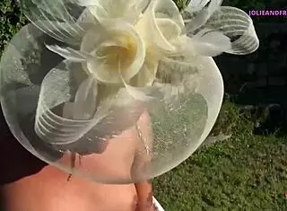 two lingerie shemales dominate beta male with monster cocks