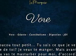 giantess french joi makes you cum huge!