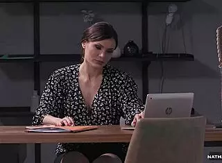 i'm so horny polly pons lets eddy pound her tight office butthole