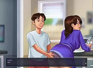 i pumped my load deep inside stepmom's shaved pussy