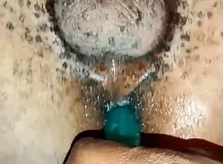 yuki preps ebony milf kuro anal with big black cock toys