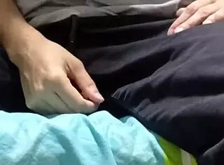 tired latina bisexuals masturbate to squirting lesbian relief after work