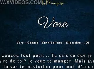 giantess french joi makes you cum huge!